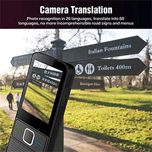 HCCTOZZ Çevirmen Ses Çevirmen, Çevirmen Ses Çıkışı ile Destek 138 Dil Çeviri Cihazı WiFi / Hotspot / Çevrimdışı Çevirmen Cihazı