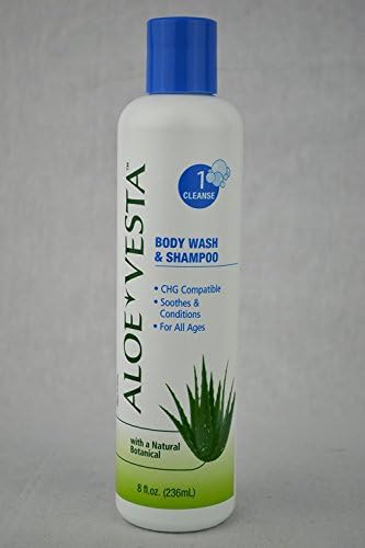Aloe Vesta 2-n-1 Vücut Yıkama ve Şampuan 8 oz - 12'li Paket