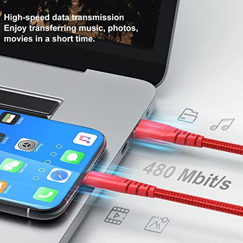 ıPhone Şarj Kablosu [Apple MFi Sertifikalı] için 10 Ft 3 Paket, USB-A Kablosuna Ekstra Uzun Yıldırım 10 Ayak, iPhone Şarj Kablosu