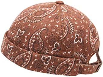 ATHX Kadınlar Vintage Ayarlanabilir Bere Şapka Brimless Caps