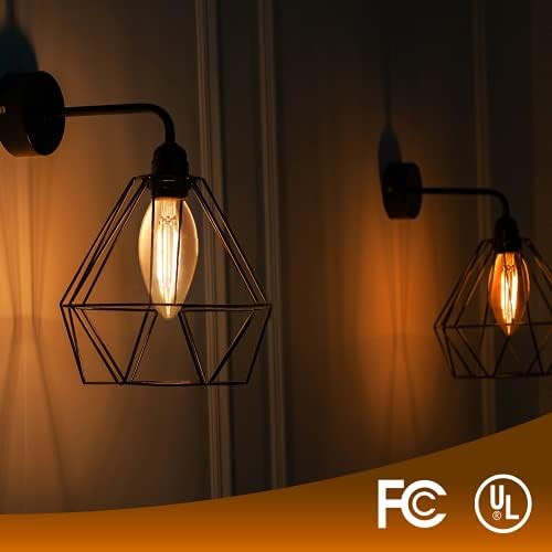 Linkınd B11 Kısılabilir Şamdan LED Ampuller, 4.5 W (60 W Eşdeğer) Vintage Edison Filament Ampuller, yumuşak Beyaz 2700 K 500lm,