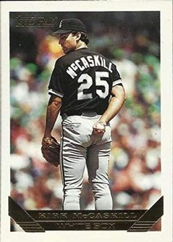 1993 Topps Altın Beyzbol 175 Kirk McCaskill Chicago White Sox Topps Şirketinden Resmi MLB Ticaret Kartı