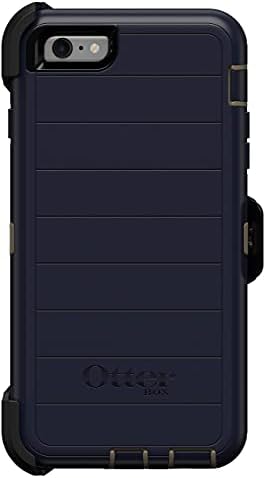 OtterBox Defender Serisi iPhone 6s Plus ve iPhone 6 Plus için Sağlam Kılıf ve Kemer Klipsi Kılıfı-Perakende Olmayan Ambalaj-Karanlık