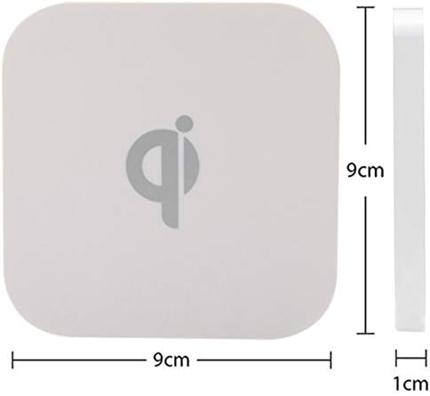 VVM Tech (Beyaz) Qi Kablosuz Telefon Şarj Cihazı Hızlı Şarj Pedi Samsung Galaxy S10e ile Uyumlu Stand