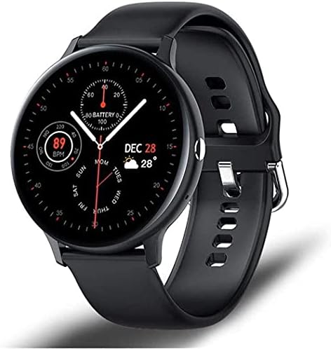 Yeni Bluetooth Çağrı akıllı saat Erkek Kadın Spor Modu Kalp Hızı ve Kan Basıncı Monitörü Aktivite Smartwatch(Renk: Çelik Siyah)