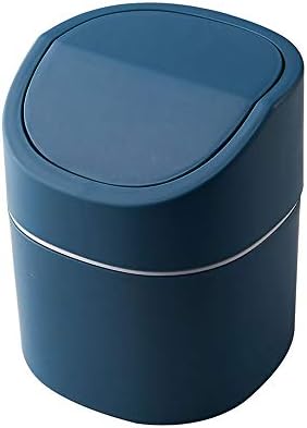GAKİN 1 Adet Masaüstü çöp tenekesi Kapaklı Kağıt Sepeti Mini Masaüstü çöp kutusu Ev Mutfak Masası için