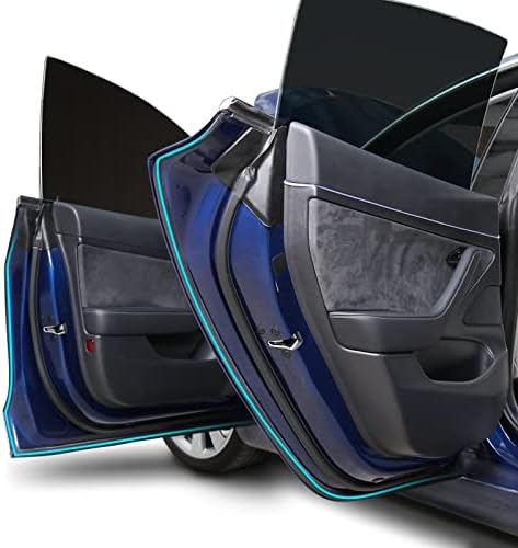 Motrobe Modeli 3 Model S Araba kapı contası Kiti Ses Geçirmez Kauçuk Hava Şerit Taslak Rüzgar Gürültü Azaltma Kiti Modeli 3 Model