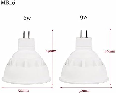 RZL LED ışıkları 10 adet / grup Led spot dim GU10 MR16 6 W 9 W COB LED ampuller CREE lamba aydınlatma AC 80-260 V soğuk sıcak