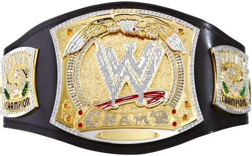 Resmi WWE Otantik WWE Şampiyonası Spinner Çoğaltma Başlık Kemer, Çok Renkli, Bir Boyut