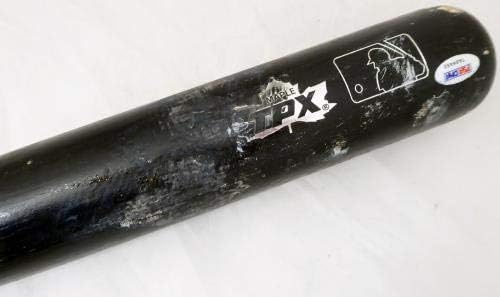 Robinson Cano İmzalı New York Yankees Uncracked Oyunu İmzalı Sertifika ile Louisville Slugger Yarasa Kullanıldı Oyun Kullanıldı