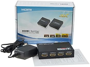 HDMI Splitter 1.3 Sürüm 1x4 HDMI Sinyal Dağıtıcı (Bir Giriş Dört Çıkış)