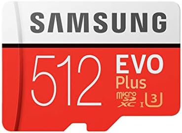 Samsung Telefon için Samsung 512GB Micro SDXC EVO+ Plus Hafıza Kartı Galaxy A11, A31, A41, M31 Cep Telefonu (MB-MC512) Paketi