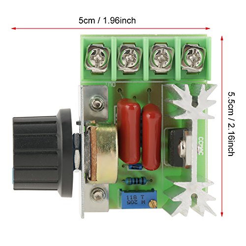 Acogedor 50-220 V 25A AC Motor hız Kontrol için Kontrol AC Motor Hız, AC ışık ve ısıtma teli sıcaklık