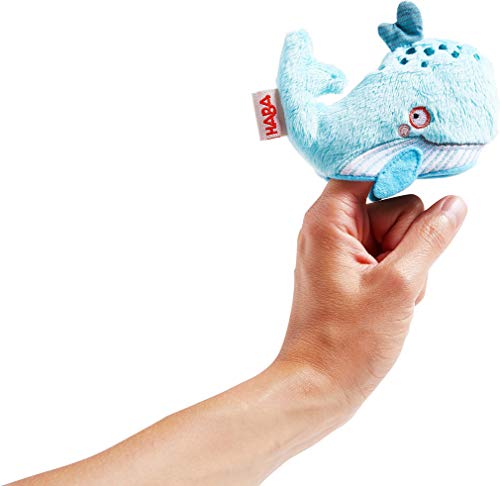 Çıkarılabilir Plastik Diş Çıkarma Halkası ile HABA Deniz Dünyası Kumaş Bebek Oyuncak Çıngırak