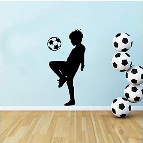 Xiaoxin Boy Futbol Wallstickers Duvar Kağıdı Erkek Çocuk Odası Dekorasyon Vinil Duvar Sticker yatak odası dekoru Futbol Duvar