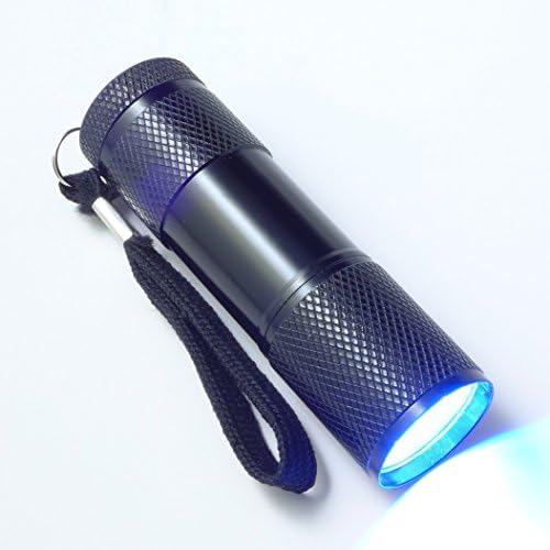 UV LED El Feneri-9 LED-Blacklight Karanlık Malzemelerde Parlamayı Şarj Edebilir, Lekeleri Bulabilir vb.