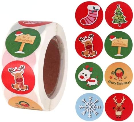 500 pcs Şeker Çanta Kutusu Sticker hediye çantası Sızdırmazlık Noel Sticker Teşekkür Ederim Aşk Düğün Doğum Günü Çerez Çanta