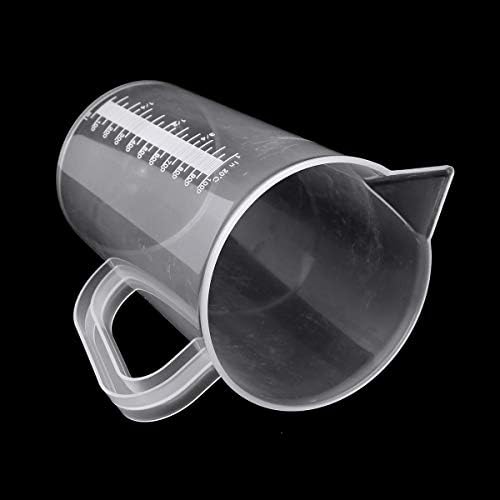 Alıvıvı Plastik Ölçüm Fincan Dökün Su Bardağı Sürahi Sürahi ile/Olmadan Kapak için Soğuk Su Buz Çay 1000 ml Kapak Olmadan Bir