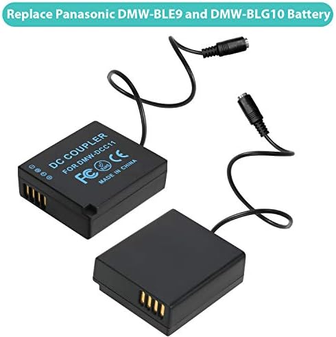 PowEver DMW DCC11 Artı DMW AC8 Kamera AC Güç Adaptörü Değiştirme DMW-BLE9 BLG10 Kukla Pil Panasonic Lumix DMC GF3 GF5 GF6 GX85