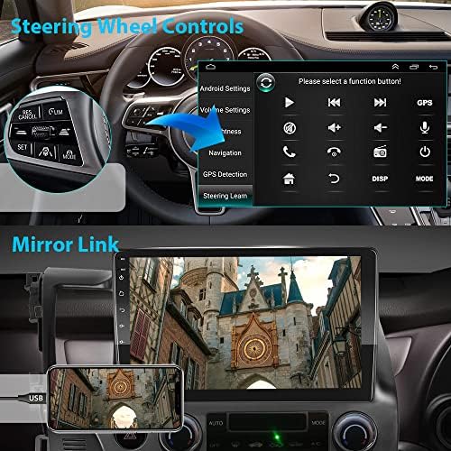 Podofo Android 10.1 İnç Araba Radyo Stereo Honda Civic 2006-2011 için Kapasitif Ekran Android 10.1 Kafa Ünitesi ile WiFi GPS