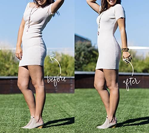 Kadınlar için SPANX Shapewear Thintincts 1.0 Açık Büstü Orta Uyluk Bodysuit (Düzenli ve Artı Boyutları)
