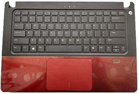 Yeni Laptop Yedek Klavye ile Çerçeve ile Uyumlu DELL Vostro 5460 5470 5480 P41G kırmızı ABD Klavye ve Parmak İzi ile 0 VDCHK
