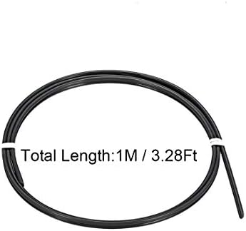 uxcell 3/16-inç Plastik Kaynak Çubuklar ABS Kaynakçı Çubuklar için Sıcak hava Tabancası 3.3 ft Siyah