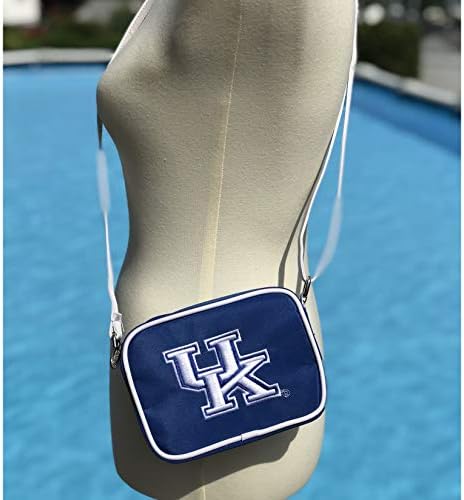 NCAA Kentucky Wildcats Moda Stil Crossbody Çanta-İşlemeli Logo