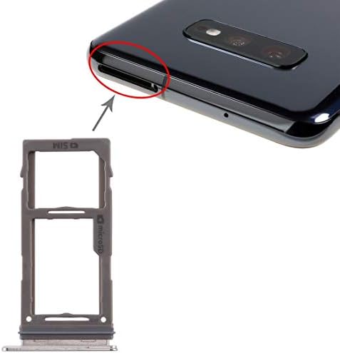 209925 Doğrudan Fabrika Onarım Yedek Parça Telefon Aksesuarları SIM Kart Tepsi + Micro SD Kart Tepsi için Galaxy S10+ / S10 /
