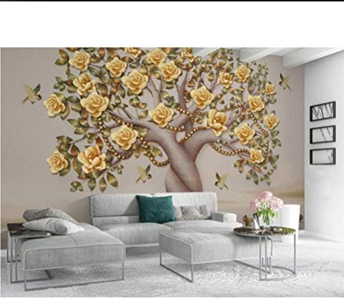 Büyük Ağaç Boyama Duvar Kağıtları Duvar Ev Otel Dekor Carta Da Parati 3D Oturma Odası Yatak Odası Kendinden Yapışkanlı Vinil