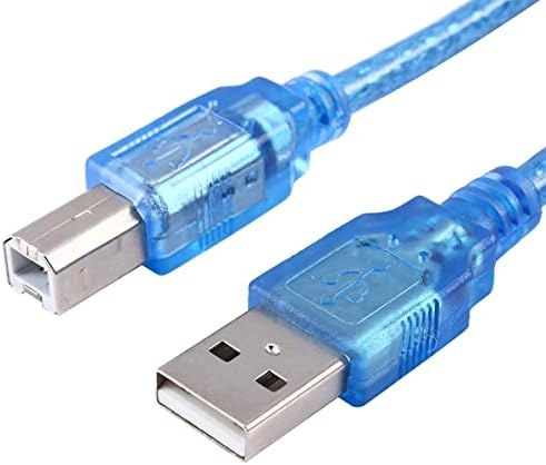 LevU Yazıcı Kablosu, USB A'dan B'ye Kablo, USB 2.0 Erkek-USB B Erkek Kablo Yüksek Hızlı Tarayıcı Kablosu Hp, Cannon, Samsung,