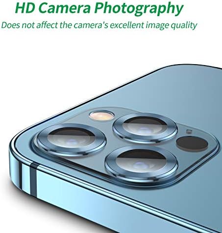 Deyooxi [3 Paket] Kamera Lens Koruyucu ile Uyumlu iPhone 12 Pro Cam Koruyucu Temperli Cam Bireysel Çizilmeye Dayanıklı Pasifik