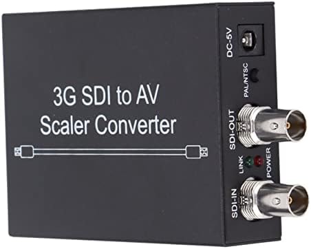BHDK 3G SDI AV Video Dönüştürücü, SDI PAL / NTSC-M Dönüştürücü Otomatik Video Modu Algılama Taşınabilir Uzun Çıkış Kompakt Hafif
