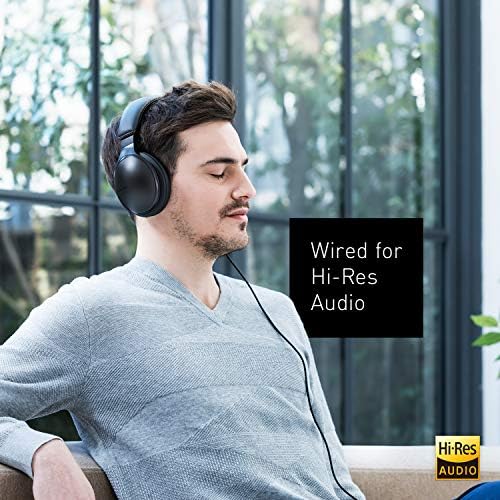 Kablosuz Bluetooth, Alexa Ses Kontrolü ve Diğer Yardımcılarla Panasonic Kulak Üstü Gürültü Önleyici Kulaklıklar-Siyah (RP-HD805N-K)