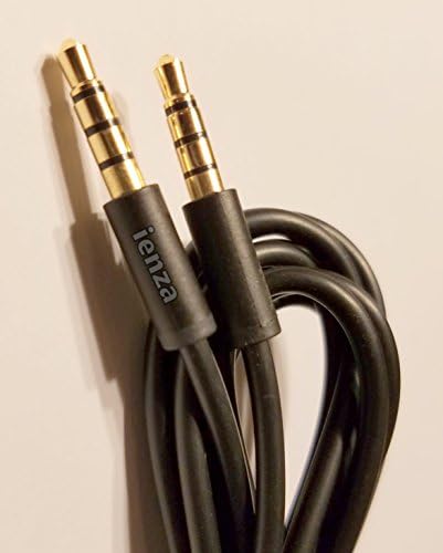 3.5 mm 4 Kutuplu Ses Kablosu (6ft/2M) Kulaklıklar, iPod'lar, iPhone'lar, iPad'ler, Android Cihazlar, Araç Stereoları ve Diğer