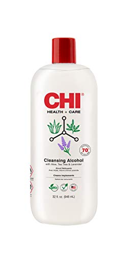 CHI Health + Care Aloe, Çay Ağacı ve Lavantalı Temizleme Alkolü, Hacimce %70 Alkol, 128 Fl Oz, Lavanta, 128 Fl Oz, CHIIA128A