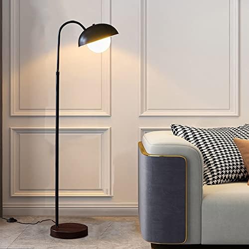 SDFDSSR orta Yüzyıl zemin Lambası Modern ayakta lamba küre cam Stand Up ışıkları oturma odası, yatak odası, Ofis, çağdaş uzun