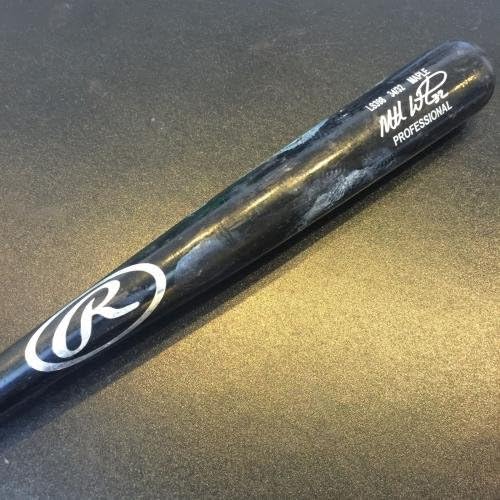 Matt Wieters Oyunu Kullanılmış Rawlings Beyzbol Sopası PSA DNA COA-MLB Oyunu Kullanılmış Yarasalar