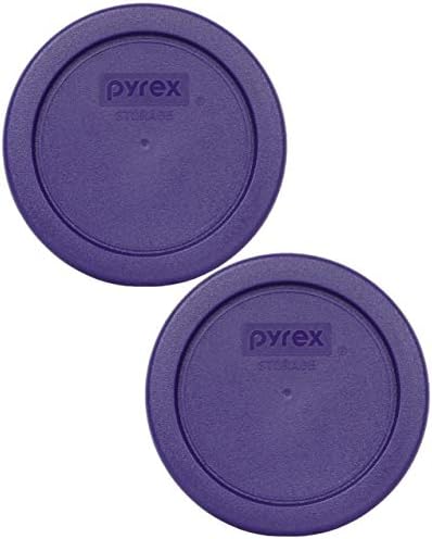 Pyrex 7202-PC Erik Mor Plastik Gıda Depolama Yedek Kapaklar - 2 Paket