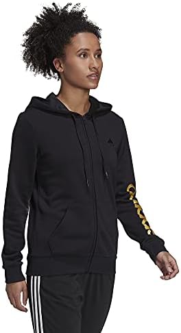 adidas Kadın Essentials Logo Tam Fermuarlı Kapüşonlu Sweatshirt