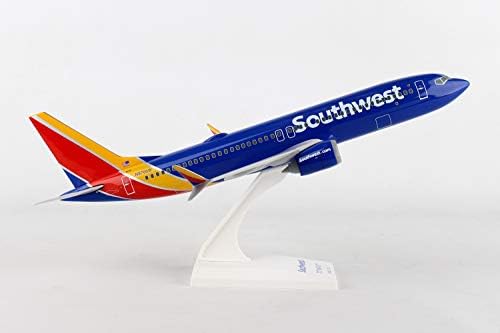 Daron Dünya Çapında Ticaret Skymarks Southwest 737-Max8 1/130 W / WıFı Dome Model Uçak