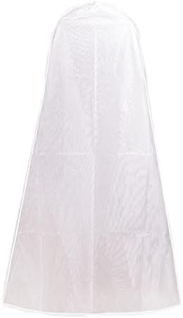 JDJD Ekstra Büyük Konfeksiyon Gelin Kıyafeti Uzun Elbise Koruyucu Kılıf Gelinlik Kapak Temizle Saklama Çantası (Boyut: 160 cm)