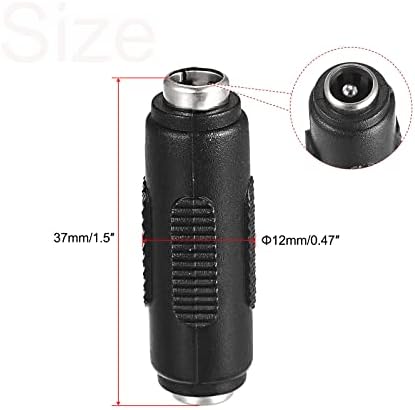 CCTV Kamera için MECCANİXİTY DC Güç Konnektörleri Erkek Dişi Adaptörler, 5.5 mm x 2.1 mm, 17'li Paket