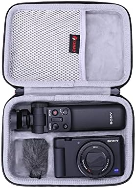 XANAD Hard Case Sony ZV-1 Kamera Vlogger Aksesuar Kiti ile Tripod (GP-VPT2 BT) ve Mikrofon-Seyahat Koruyucu Taşıma Saklama Çantası