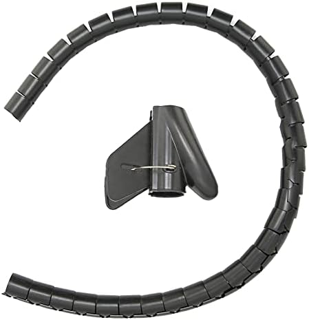 Kablo Düzenleyici, Kablo Kılıfı Düzenleyici Pratik Siyah Klipsli Ev için Ofis için Bilgisayar için Endüstriyel (Φ22mm)