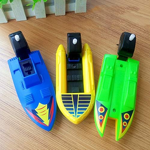 LEAQU Plastik Rüzgar-up Sürat Teknesi Motorbot Çocuk Çocuk Yaz Su Sporları Banyo Oyuncak, mükemmel Çocuk Entelektüel Oyuncak