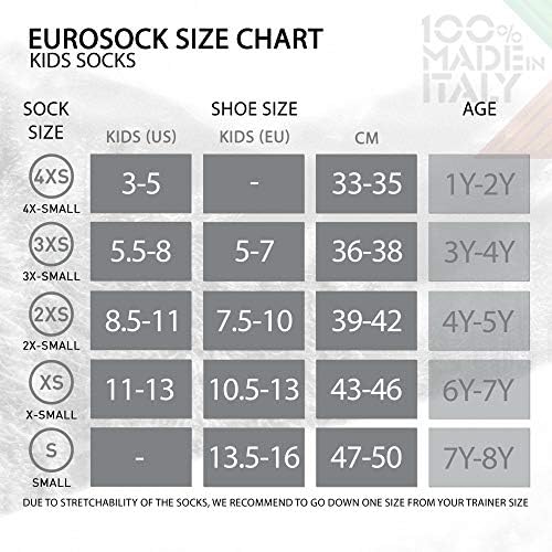 Eurosock Unisex Çocuk Küçük Çocuklar Yüce Kayak Çorapları, Leylak / Lav, Küçük