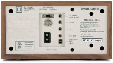 Tivoli Audio model One Am / fm Masa Radyosu, Klasik / Ceviz, 2,4 Lb