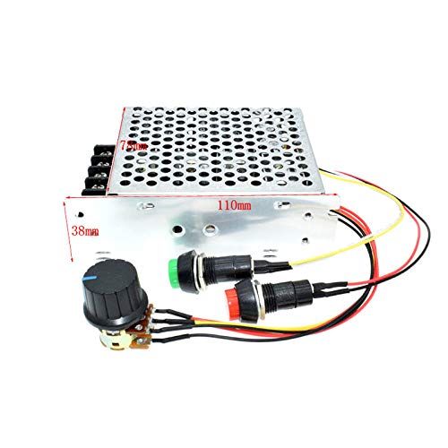 Lineer Aktüatör Kontrol Dijital Ekran 40A 12 v 24 V DC Motor Hız Regülatörü Kendini Sıfırlama Düğmesi Pozitif ve Ters