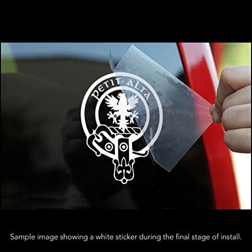 Schaw İskoç Klan Hattı Metin Vinil Sticker Çıkartma Aile
